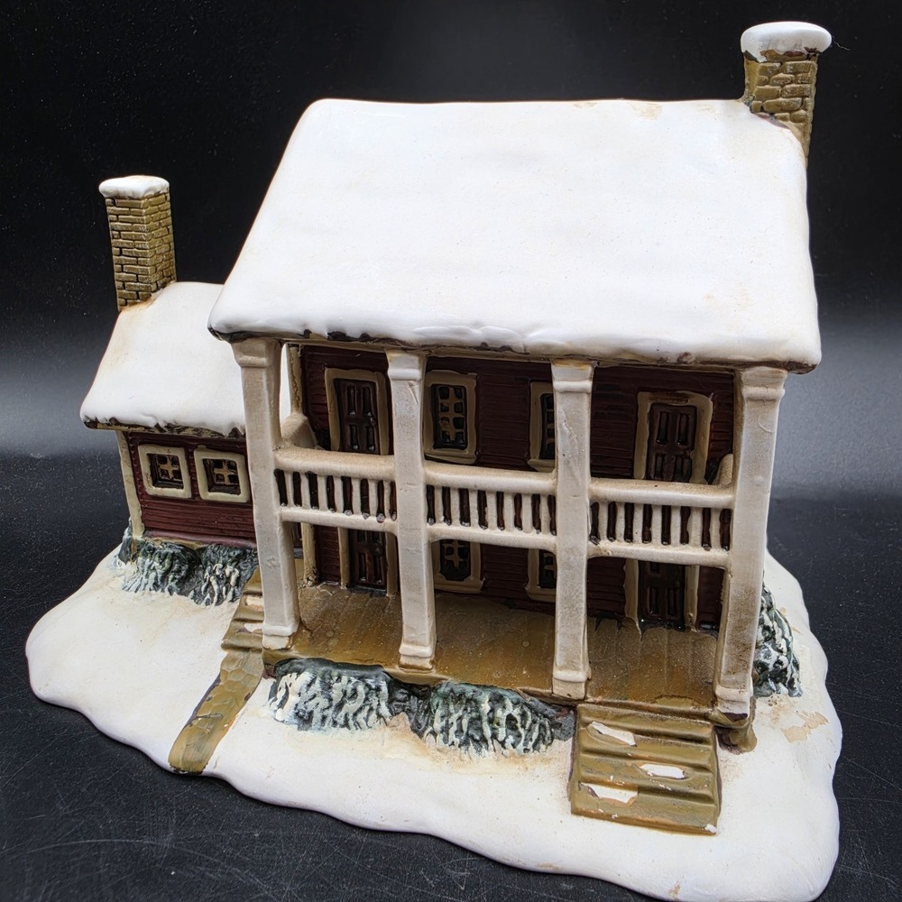 Currier & Ives American Winter House Scene Museum Of Th City Of NY Vintage